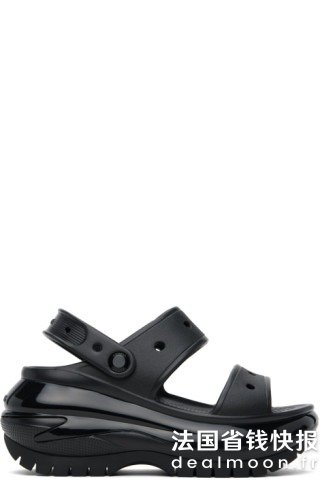 CrocsMega Crush 厚底拖鞋