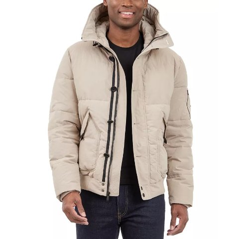 Michael KorsCrinkle Nylon Short Coat
