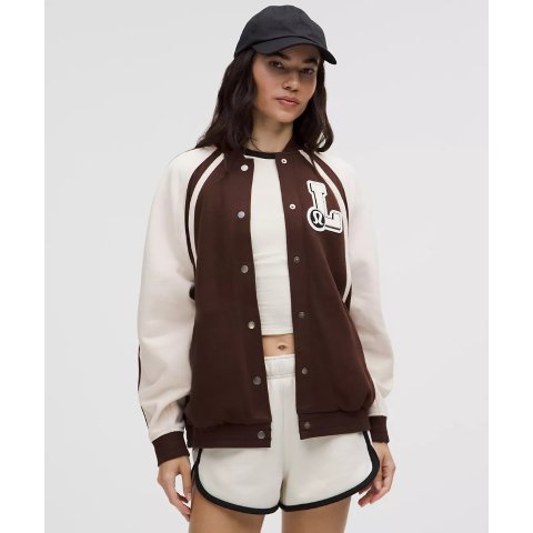 Scuba 宽松学院夹克 图案