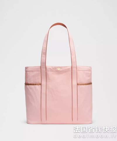 Lululemon这个豆沙色太美了 @雪绵豆沙沙Daily 多口袋手提包 20L