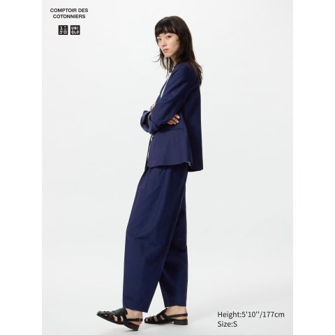 Comptoir Linen 裤 桶型