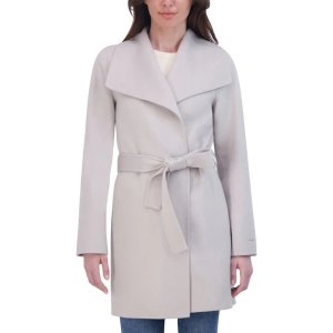 TahariDouble Face Wool-Blend Coat
