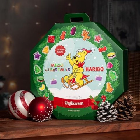 Haribo 香薰茶蜡烛日历 24只