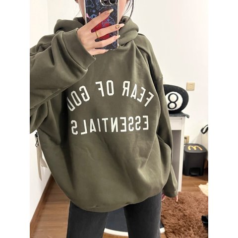 FEAR OF GOD ESSENTIALS 抓绒卫衣