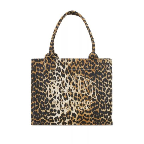 Recycled 棉质大号托特包