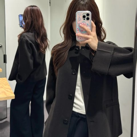 新中式羊毛外套