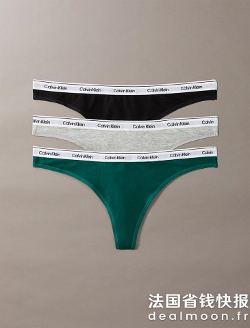 Calvin KleinIcon Logo 三条装女士内裤