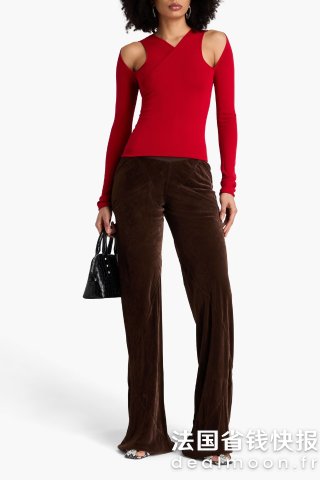 巨显白的挖肩上衣Rick Owens Cutout 针织上衣