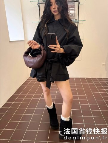 相似款！@用户1126Lemaire Fortune Croissant 皮革单肩包