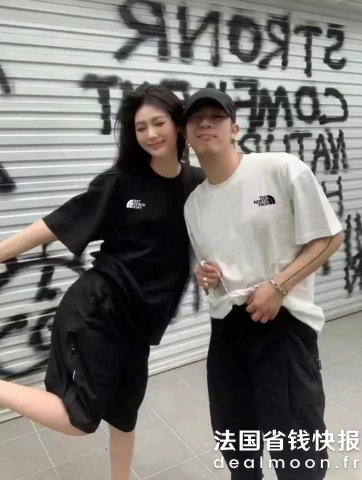 The North Face相似款@褚凤娜Simple Dome 青少年T恤