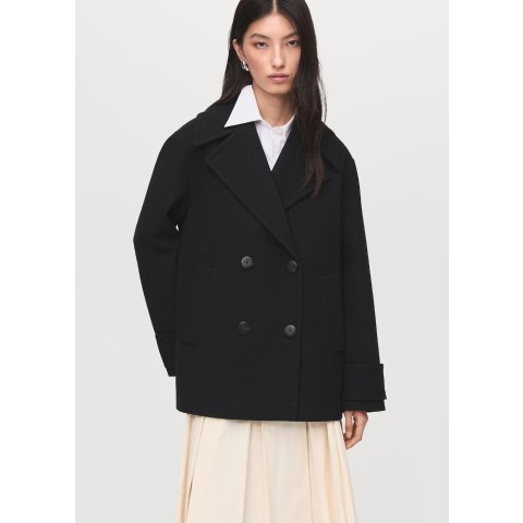不是 这样搞 Max*mara要失去我了双排扣羊毛混纺大衣