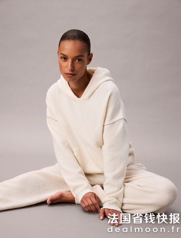 Calvin KleinPlush Terry 连帽家居卫衣