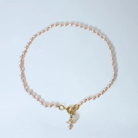 Vivienne WestwoodAleksa 粉珍珠项链