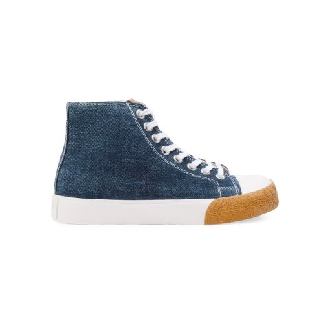 LoeweBloc High Top Sneakers Denim