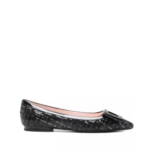 Roger VivierGommettine Tweed Ballet Flats