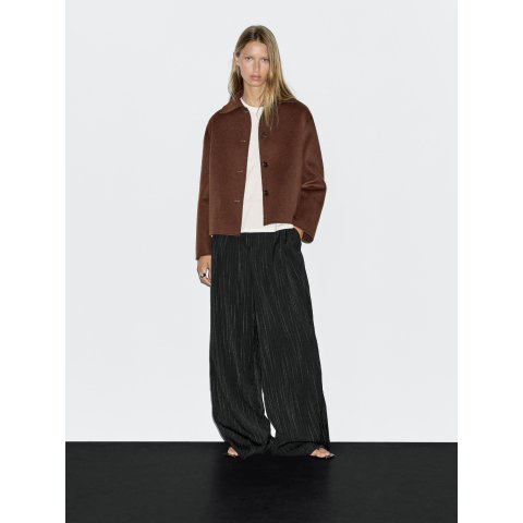 Massimo DuttiMantel Woolmix 短款羊毛夹克