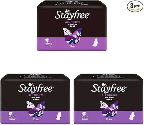 夜用带翼卫生巾 30片