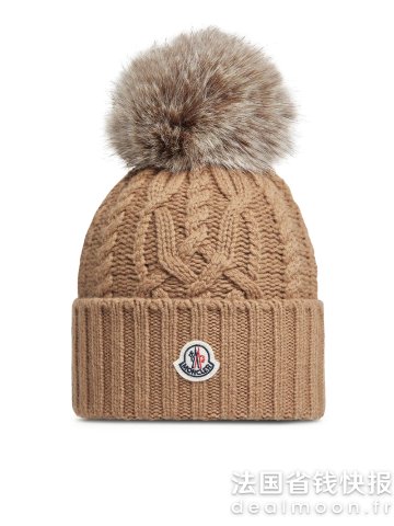 MonclerCashmere Pom帽 羊绒混纺