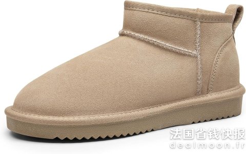 DREAM PAIRS FuzzyClassic 女士防滑雪地靴