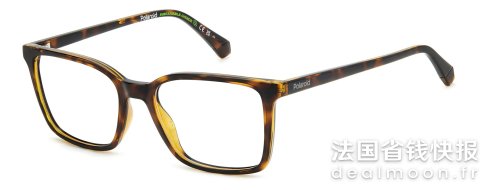 Polaroid知识分子风扑面而来玳瑁色书呆子眼镜