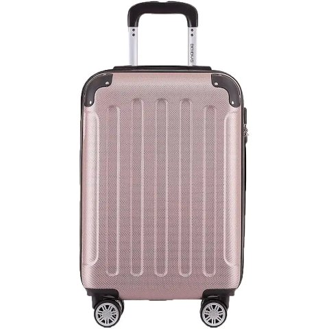 BEIBYE 小号行李箱 55cm 玫瑰金