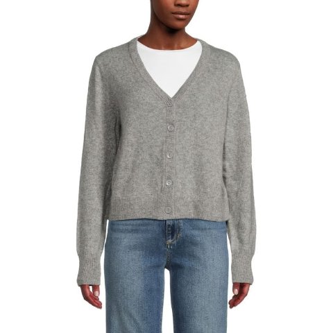 Saks Fifth Avenue100% Cashmere Solid Cardigan