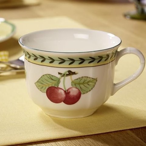 德国制造，超精美瓷杯Villeroy & Boch Fleurence 咖啡杯 纯瓷