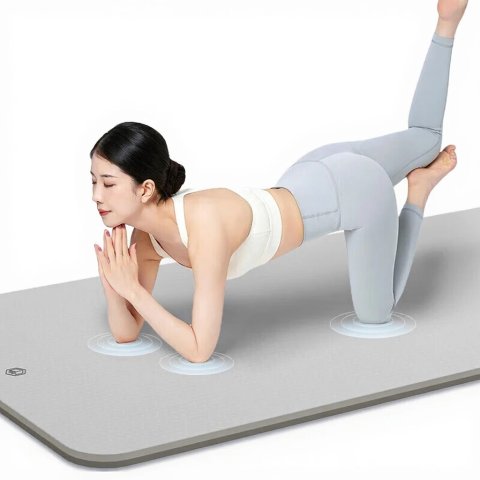 京东京造 瑜伽垫 TPE加宽 灰色