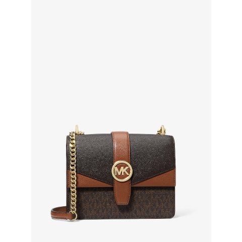 Michael KorsGreenwich Small Color-Block Crossbody Bag