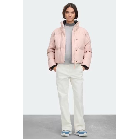  Cropped Jacket Tonal Label