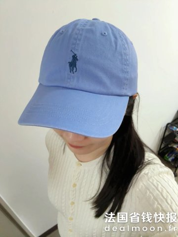 Polo Ralph Lauren蓝色控真的拒绝不了 @温文尔雅的beauty水蓝色棒球帽 棉质