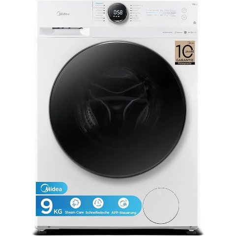 Midea MF200W90WB-14A 白色洗衣机 9公斤