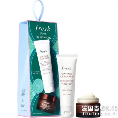 Fresh大豆洁面50ml+红茶面霜30ml