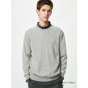 UniqloUNIQLO KAWS 羊绒圆领毛衣