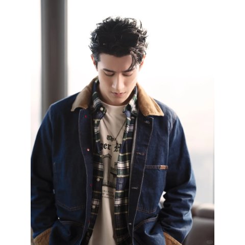 Tommy HilfigerIndigo Denim Cord Trim Jacket