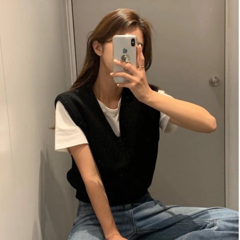 arketV领针织背心