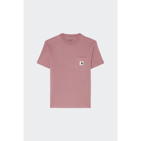 Carhartt WIP 粉色口袋T恤