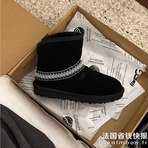 UGG爆款新月！真的史低！Classic Mini 短靴