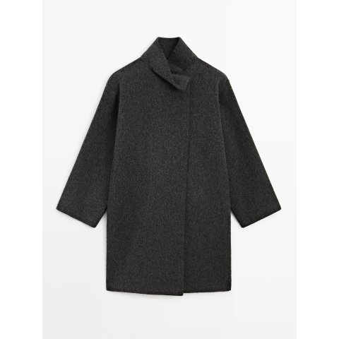 Massimo Dutti羊毛立领外套