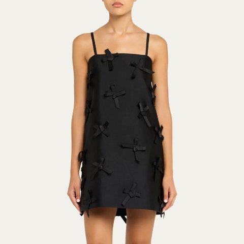 Jil SanderSleeveless Mini Dress Bows