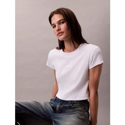 Calvin KleinMonogramme logoT恤 
