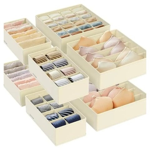 SONGMICS 内衣收纳盒 8件套