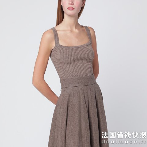 Max MaraMax Mara 羊毛羊绒拼接女上衣