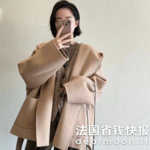 Max Mara 羊驼毛大衣 驼色