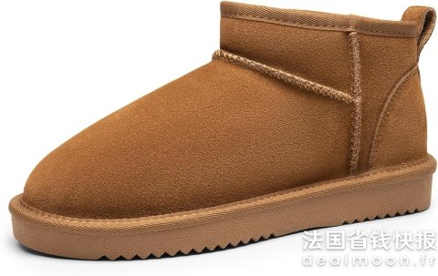 DREAM PAIRS FuzzyClassic 女士防滑雪地靴