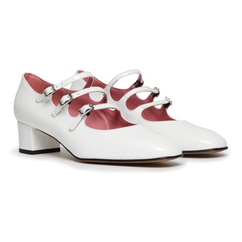 CarelKina Mary Janes Block Heel Pumps