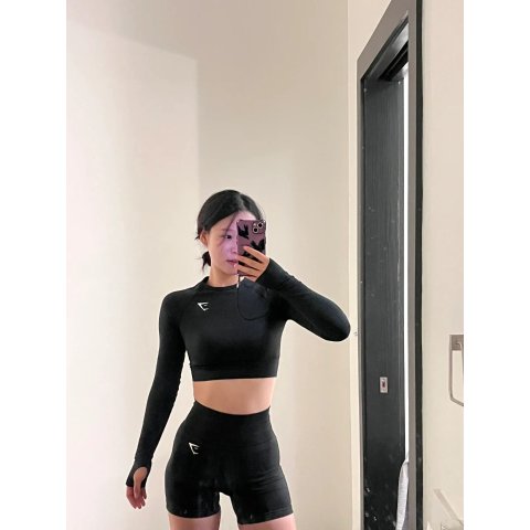 Gymshark某书爆款 贼显瘦Everyday 无痕长袖