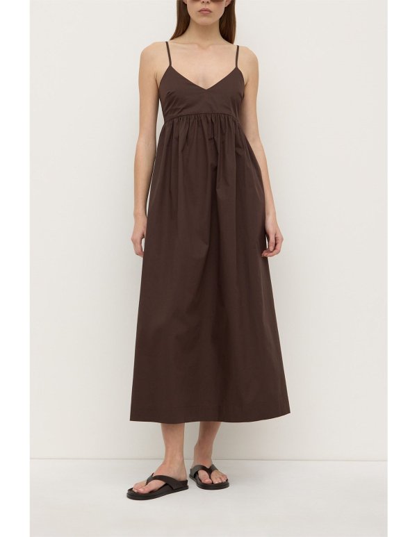 Bronte Ganache 中长连衣裙