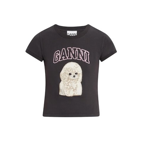 Ganni$50 off $200Poodle Logo Cotton T-Shirt
