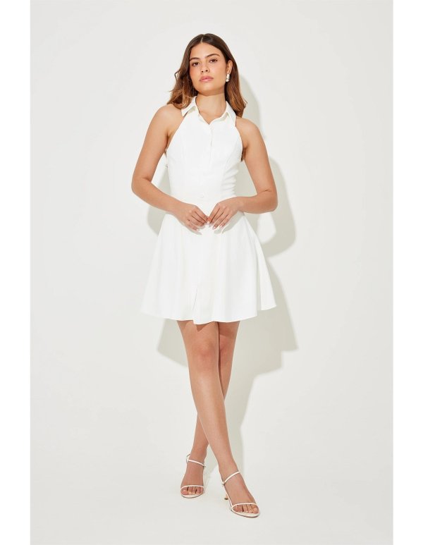 The Ultimate Muse 迷你连衣裙 荷叶领